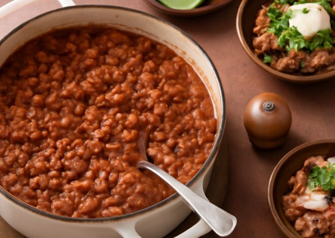 Low Calorie Chili Recipe and Protein in Red Beans: Complete Nutrition Guide