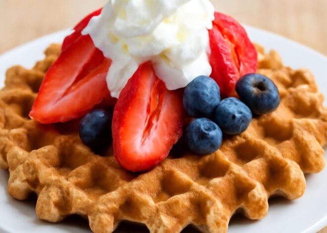 Low Fat Waffle Recipe for a Healthier Breakfast