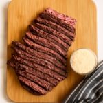 Image showing the calories in flank steak and oatmeal creme pie, and discussing turning fat into muscle