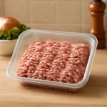 A comparison of calories in 90/10 ground beef, ground chicken, and ground turkey